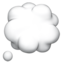 Thought Balloon emoji, Apple design