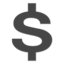 Heavy Dollar Sign emoji, Apple design