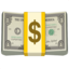 Download Dollar Banknote emoji, Apple style
