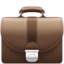 Briefcase emoji on iPhone