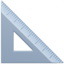 Download Triangular Ruler emoji, Apple style