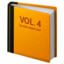 Download Orange Book emoji, Apple style