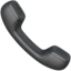 Telephone Receiver emoji on iPhone