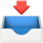 Inbox Tray emoji, Apple design