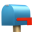 Download Closed Mailbox with Lowered Flag emoji, Apple style