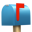 Download Closed Mailbox with Raised Flag emoji, Apple style