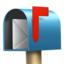 Download Open Mailbox with Raised Flag emoji, Apple style
