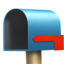 Download Open Mailbox with Lowered Flag emoji, Apple style
