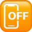 Mobile Phone Off emoji on iPhone