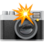 Download Camera with Flash emoji, Apple style