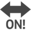 ON! Arrow emoji, Apple design