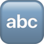 Download Input Latin Letters emoji, Apple style