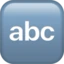 Input Latin Letters emoji, Apple design