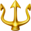 Trident Emblem emoji PNG