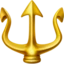 Trident Emblem emoji on iPhone