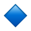 Download Small Blue Diamond emoji, Apple style