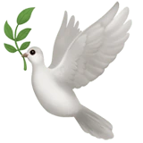 Dove emoji on Apple