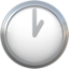 One O’clock emoji, Apple design