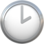 Two O’clock emoji, Apple design