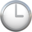 Three O’clock emoji, Apple design