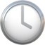 Four O’clock emoji, Apple design