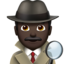 Man Detective, Dark skin tone