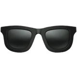 Sunglasses emoji on iPhone