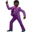 Man Dancing, Dark skin tone