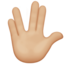Vulcan Salute, Medium-light skin tone