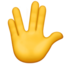 Vulcan Salute emoji, Apple design