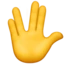 Vulcan Salute emoji on iPhone