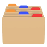 Card Index Dividers emoji, Apple design