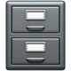 File Cabinet emoji, Apple design