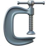 Clamp emoji on iPhone