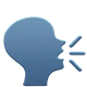 Speaking Head emoji, Apple design