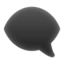 Left Speech Bubble emoji as drawn by Apple