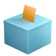 Ballot Box with Ballot emoji, Apple design