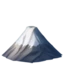 Mount Fuji emoji, Apple design
