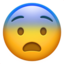Fearful Face emoji PNG