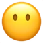 Face Without Mouth emoji on iPhone