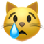 Crying Cat emoji, Apple design