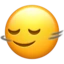 Head Shaking Horizontally emoji, Apple design