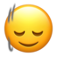 Download Head Shaking Vertically emoji, Apple style