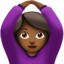 Woman Gesturing Ok, Medium-dark skin tone