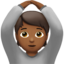 Person Gesturing Ok, Medium-dark skin tone