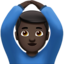 Man Gesturing Ok, Dark skin tone