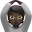 Person Gesturing Ok, Dark skin tone