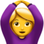 Download Woman Gesturing Ok emoji, Apple style