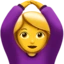 Woman Gesturing Ok emoji, Apple design