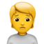 Download Person Frowning emoji, Apple style